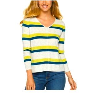 NWT Apt. 9 Light sweater teal beige lime Women’s  Plus Size XXL Long Sleeves